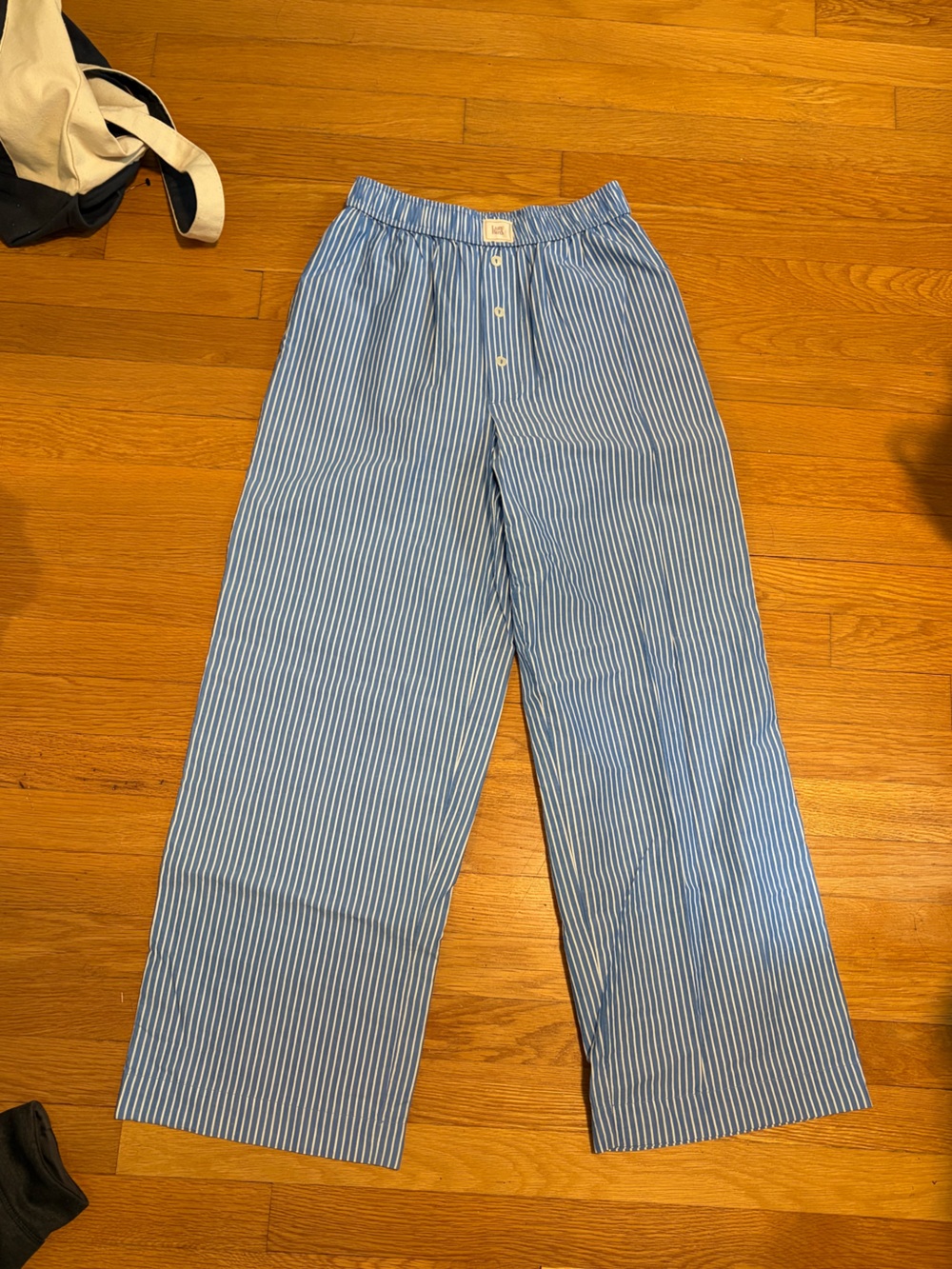 Anthropologie Lyre Bird Wren Stripe Pajama Pants
